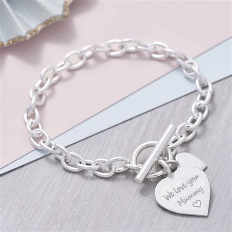 women's love bracelet|silver bracelets with heart charm.